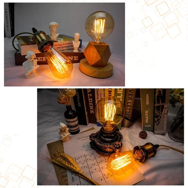 Amber Nights Vintage Light Set