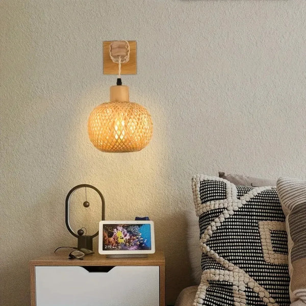 Bamboo Glow Wall Light