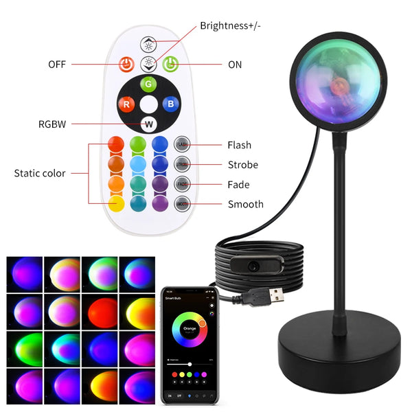 Magic Sunset Glow Lamp