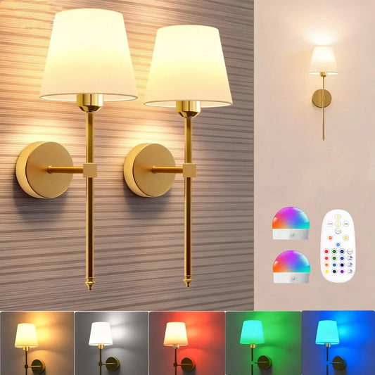 Colorful Rechargeable Wall Light